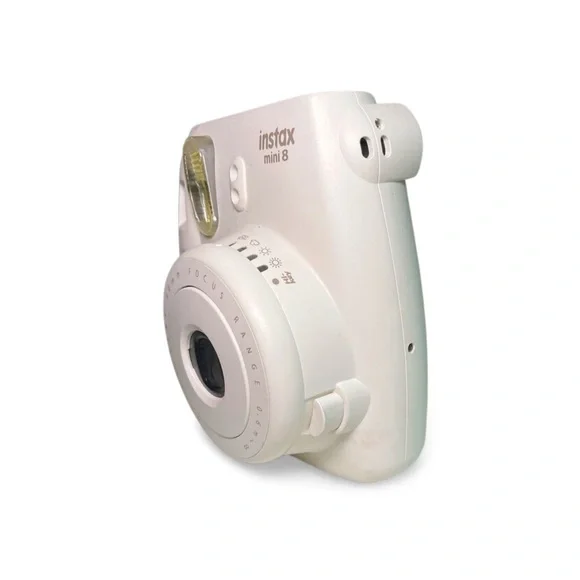 Fujifilm Instax Mini 8+ (Vanilla) Instant Film Poloroid Camera